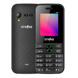 Телефон BQ Strike A14 Black+Green