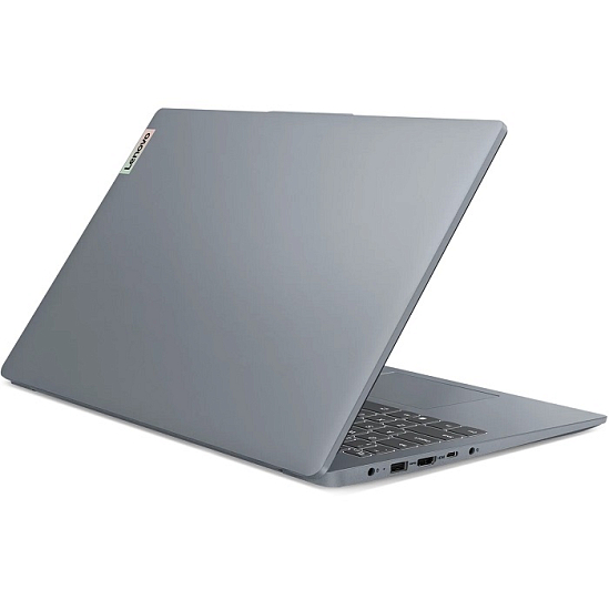 Ноутбук 15.6" Lenovo IdeaPad Slim 3 15AMN8 (AMD Ryzen 5-7520U/ 16 GB/ SSD 512 GB/ DOS) (82XQ00BHRK), Arctic Grey