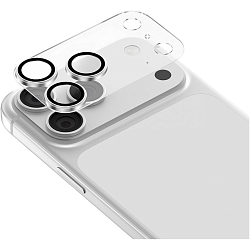 Противоудареное стекло для камеры KEEPHONE REGGIO FULL GLUE PROTECTIVE CAMERA LENS для iPhone 17 PRO, SILVER