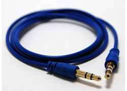 Кабель Jack 3.5 <--> Jack 3.5  1.0м JET.A JA-AC01 синий