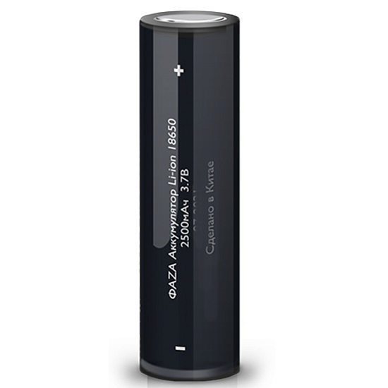 Аккумулятор ФАZА 18650 2500мАч (7,5А) (пакет)