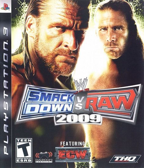 Smack Down vs. Raw 2009 [PS3, английская версия] Б/У