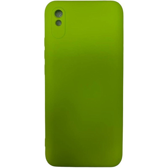 Задняя накладка SILICONE COVER для Xiaomi Redmi 9A №08 Зеленый