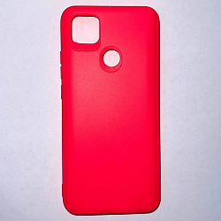 Задняя накладка Мобилис для Xiaomi Redmi 9C/10A, фуксия , матовая с защитой камеры