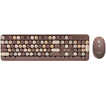 Клавиатура+мышь БП AULA AC306 Coffee-Colorful