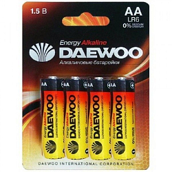 Элемент питания DAEWOO LR03 ENERGY BL-4 (4/40/960)