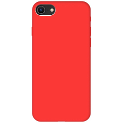 Задняя накладка PERO Soft Touch для iPhone SE (2020) красный