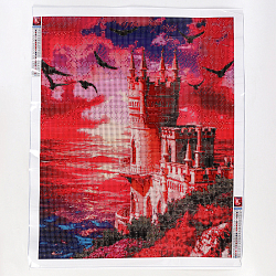 Алмазная вышивка полное заполнение «Замок у моря», на холсте 40×50 см 9929739