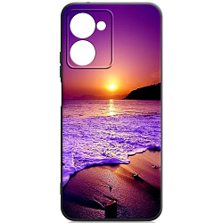 Силиконовый чехол DF для Realme 10 Pro (5G) DF rmCase-28 (black) Art138