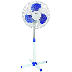 Вентилятор напольный ERGOLUX ELX-FS02-C35 синий с белым