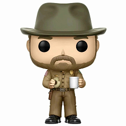 Фигурка Funko POP! TV Stranger Things Hopper w/Donut w/Chase (512) 14425