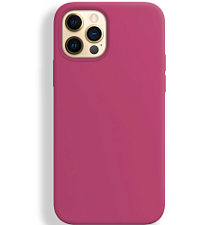 Задняя накладка Silicone Case для iPhone 12 Pro (54 розовая питайя)