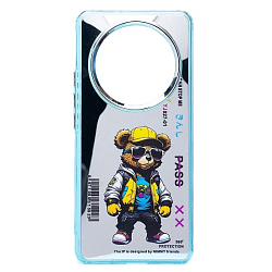 Задняя накладка PC092 для Honor X9b (мишка) (transparent)