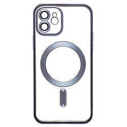 Задняя накладка SM027 SafeMag для iPhone 12 (blue) (232386)