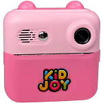 Детская камера c печатью фотографий Kid Joy Print Cam, HD экран, (KDJ-P7B) розовая