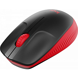 Мышь LOGITECH M190 Серая/красная