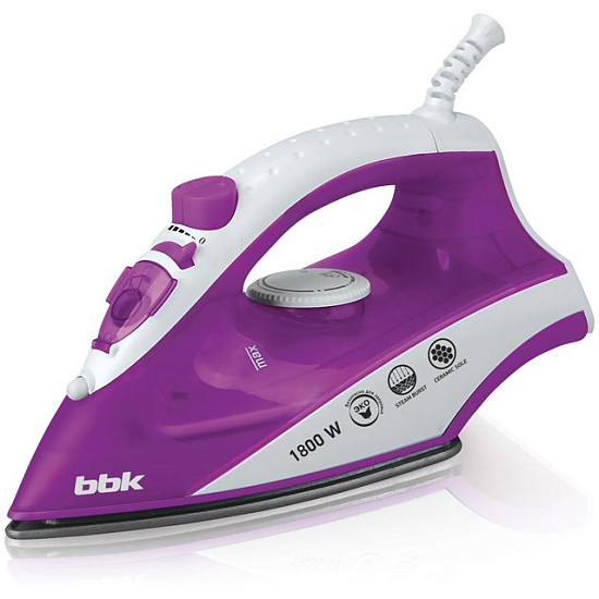 Утюг BBK ISE-1802 фиолетовый