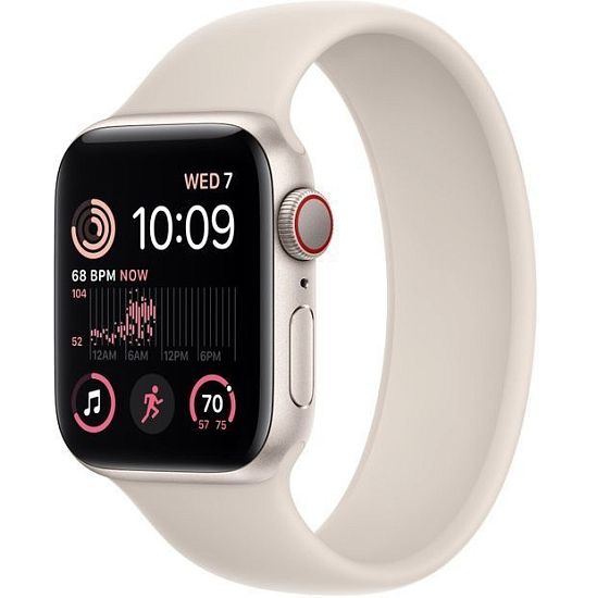 Часы Apple Watch SE Gen 2 + Cellular, 40 мм, (MNTK3) Starlight Aluminium (LL)