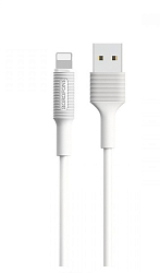 Кабель USB <--> Lightning  1.0м BOROFONE BX1 белый