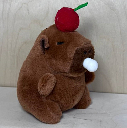 Мягкая игрушка Капибара брелок 4223-15