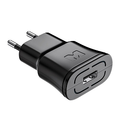 Сетевое ЗУ 1USB 1.2A MAVERICK Type-C черный (ПSELAEP1845)