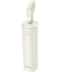 Внешний АКБ HOCO J113 (5000mAh) белый, Lightning (6942007600491)