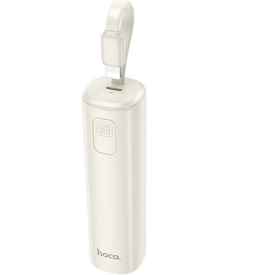 Внешний АКБ HOCO J113 (5000mAh) белый, Lightning (6942007600491)