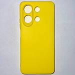 Задняя накладка Мобилис для Xiaomi Redmi Note 13 (4G), желтый , матовая с защитой камеры