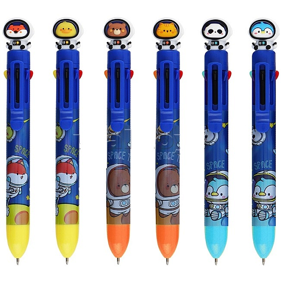 Ручка шариковая автоматическая 8 в 1 подарочная "Space Team" УТМ01458840