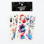 Переводные татуировки детские «Страна чудес», тату — 2 листа 10126905