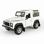 Машинка WELLY 1:24 Land Rover Defender I, белый
