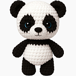 Амигуруми мягкая игрушка своими руками «Пандочка Тим», 18 см 10537919