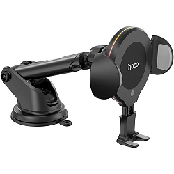 Автомобильный держатель HOCO, CA60, QI, чёрный