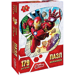 Пазл формовой «Железный мститель», 179 элементов, Марвел 10261209