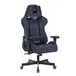 Кресло игровое БЮРОКРАТ VIKING KNIGHT LT27 FABRIC синий крестовина металл/пластик