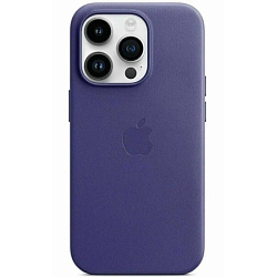 Задняя накладка LEATHER CASE для iPhone 15 №07 Wisteria (АНИМАЦИЯ)