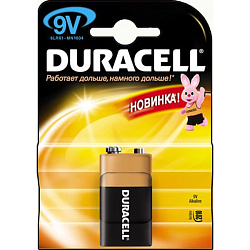 Элемент питания DURACELL 6LR61 (крона) BL-1