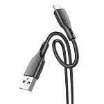 Кабель USB <--> microUSB  1.0м BOROFONE BX99 Method, чёрный