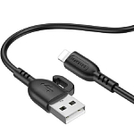 Кабель USB <--> Lightning  1.0м BOROFONE BX91 Symbol, чёрный