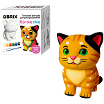 Гипсовая фигурка QBRIX  для раскрашивания Котик Топ
