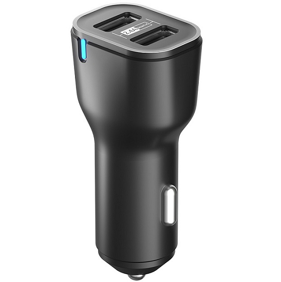Авто ЗУ 2USB 2.4A OLMIO черное (043372)