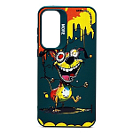 Задняя накладка SC335 для Samsung Galaxy A55  (собака) (dark green) (232915)