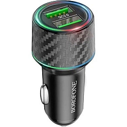 Авто ЗУ 2USB BOROFONE BZ21A