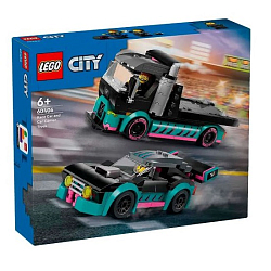 Конструктор LEGO City 60406 Гоночный автомобиль и автовоз