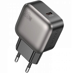 Сетевое ЗУ 1Type-C BOROFONE BAS53A black, PD20W, Type-C