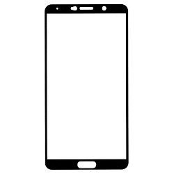 Противоударное стекло 2.5D Noname для HUAWEI Mate 10 полный клей, чёрный, в техпаке