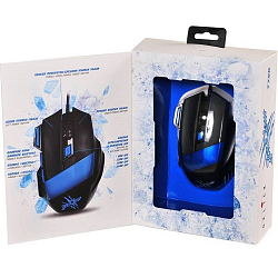 Мышь OKLICK 775G черный/синий