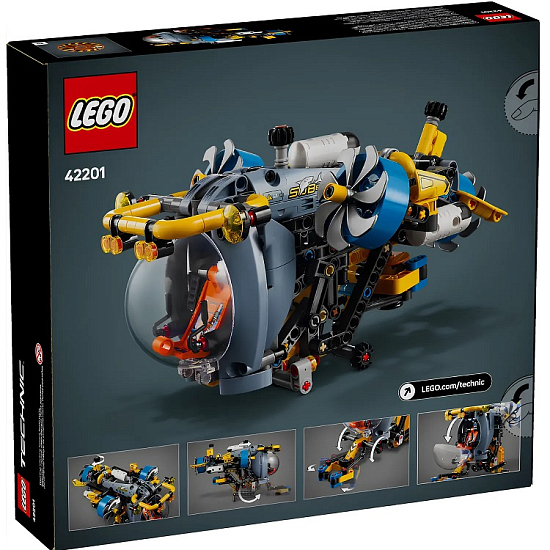 Конструктор LEGO Technic 42201 Глубоководная исследовательская подводная лодка