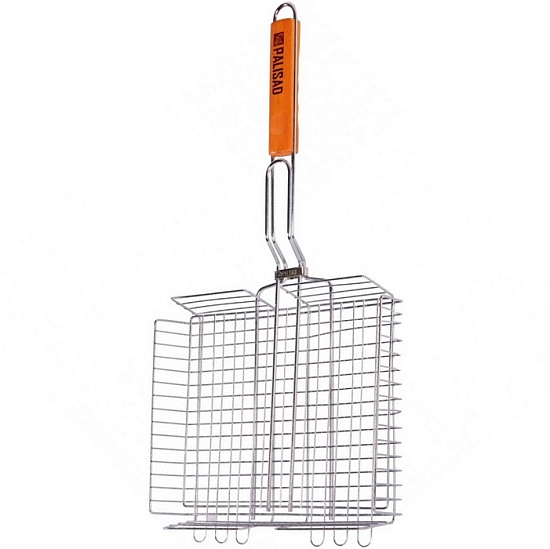 Решетка-гриль 260х320х65 мм, объемная, хромир., Camping// Palisad 69554