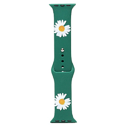 Силиконовый ремешок ApW01 для Apple Watch 42/44/45/49mm (001) (green)